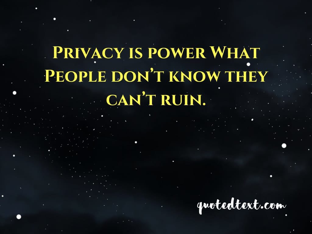 privacy status