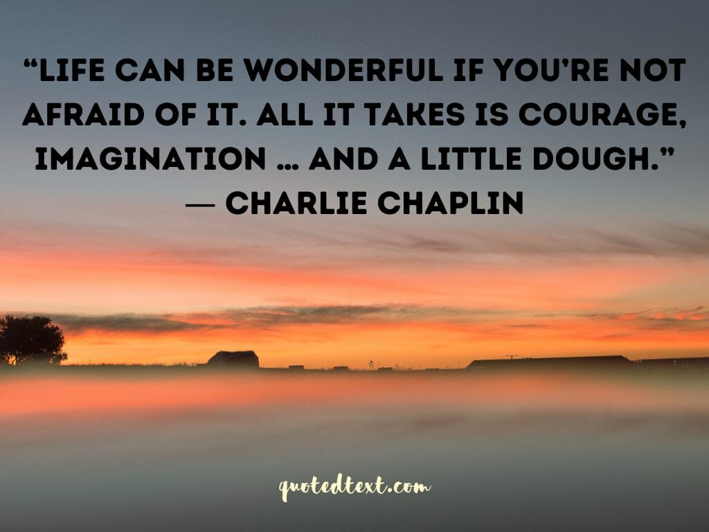 charlie chaplin quotes on imagination