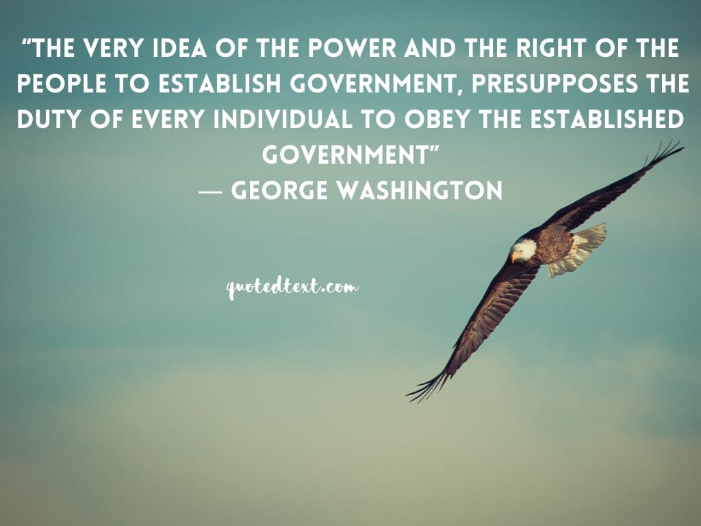 idea and power quotes by george washington