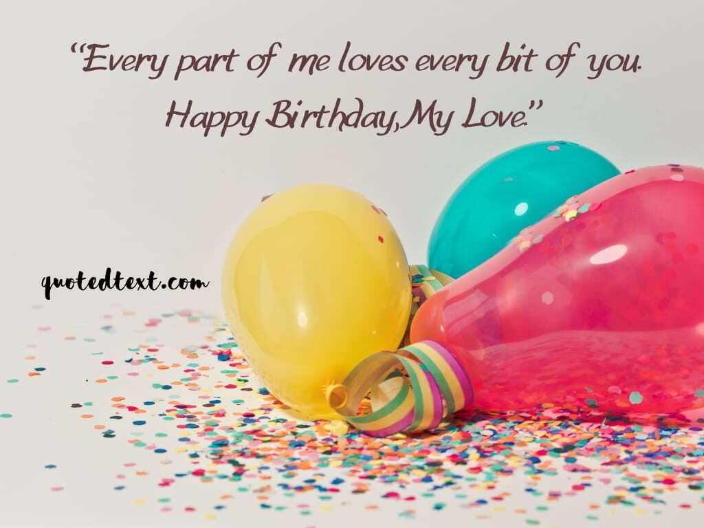birthday wishes on love