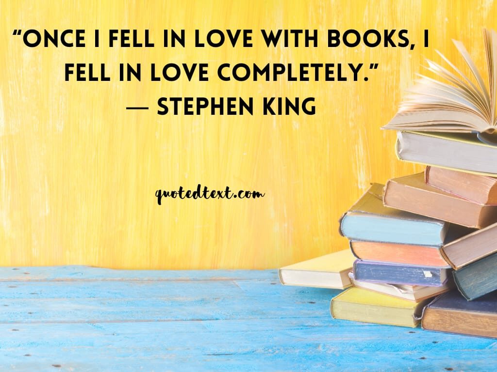 Stephen king quotes on books