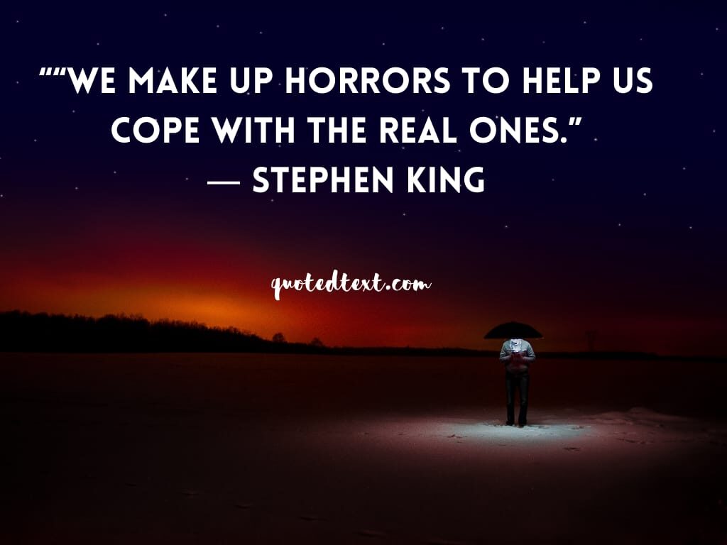 Stephen king horror quotes