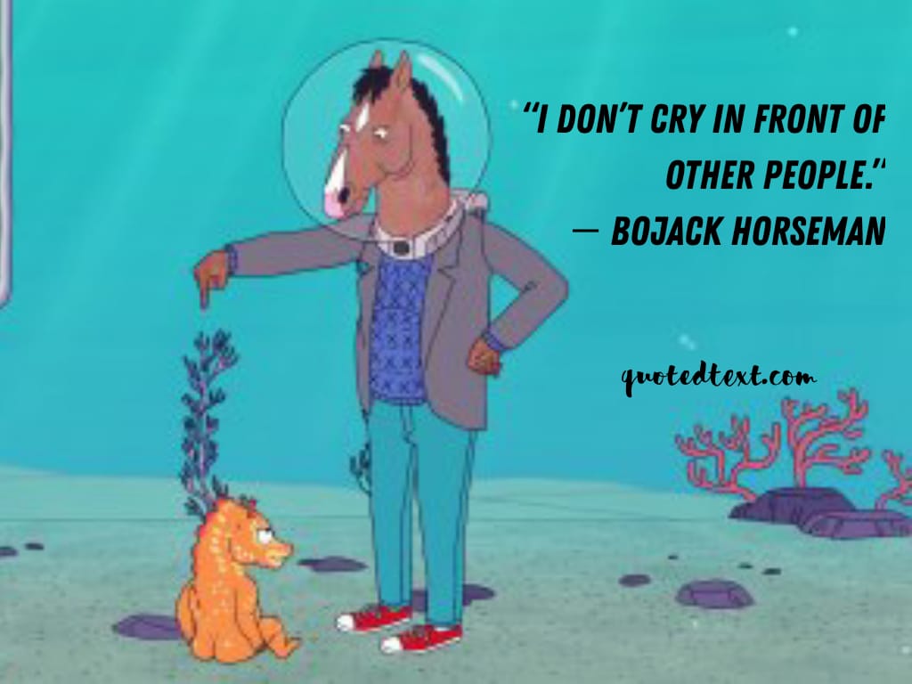 bojack horseman citações em ser forte
