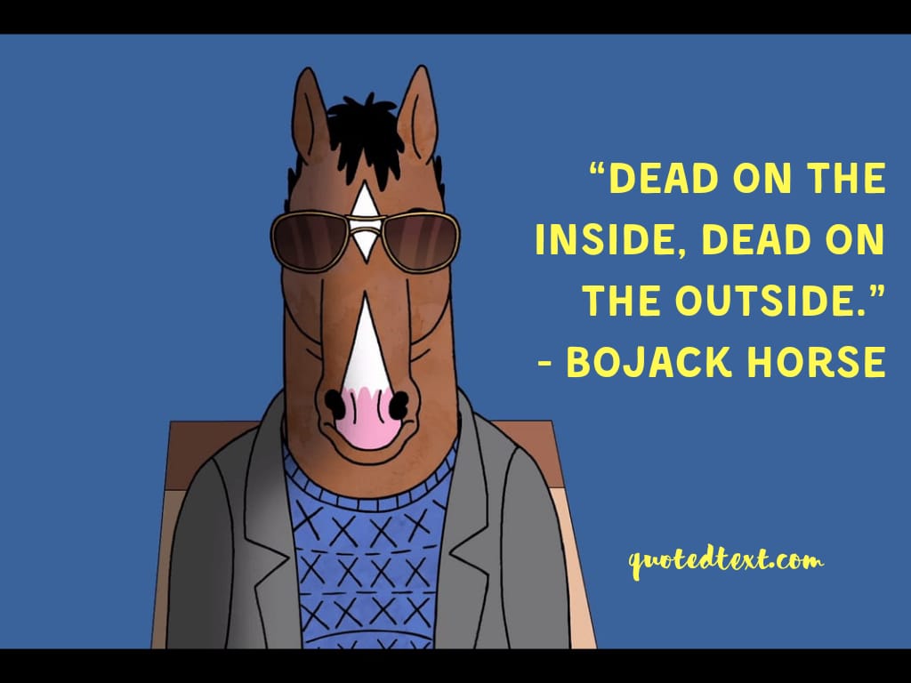 bojack horseman citações sobre depressão