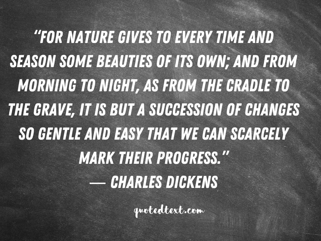 charles dickens quotes on nature