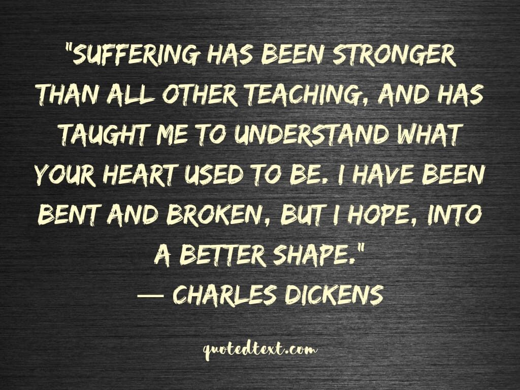 charles dickens quotes on suffering