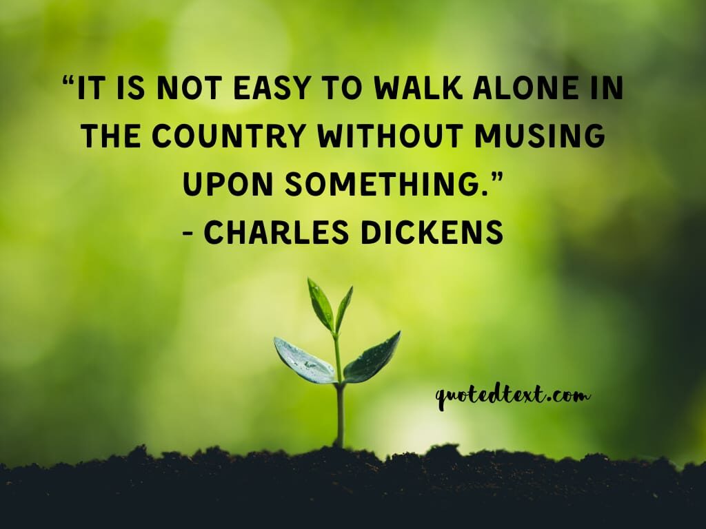 charles dickens quotes on walk alone