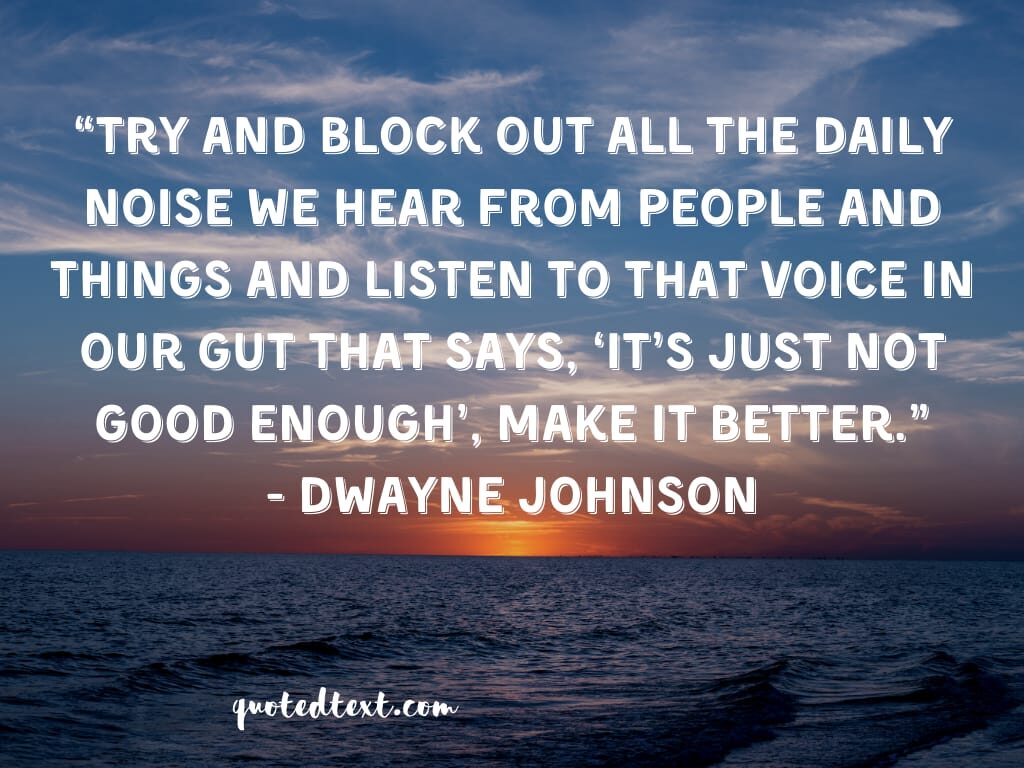 Dwayne johnson quotes 