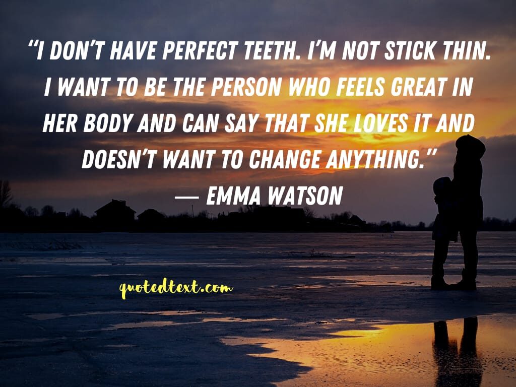 emma watson quotes on love yourself