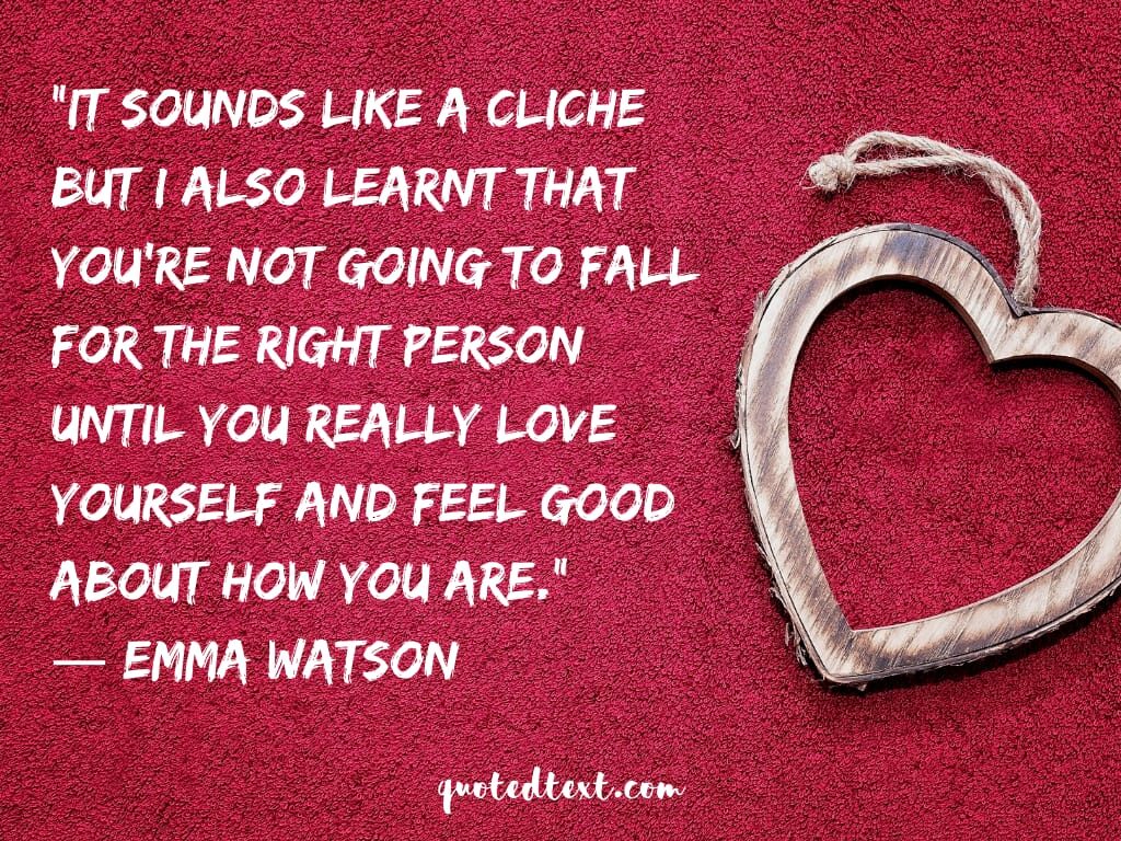 emma watson quotes on love