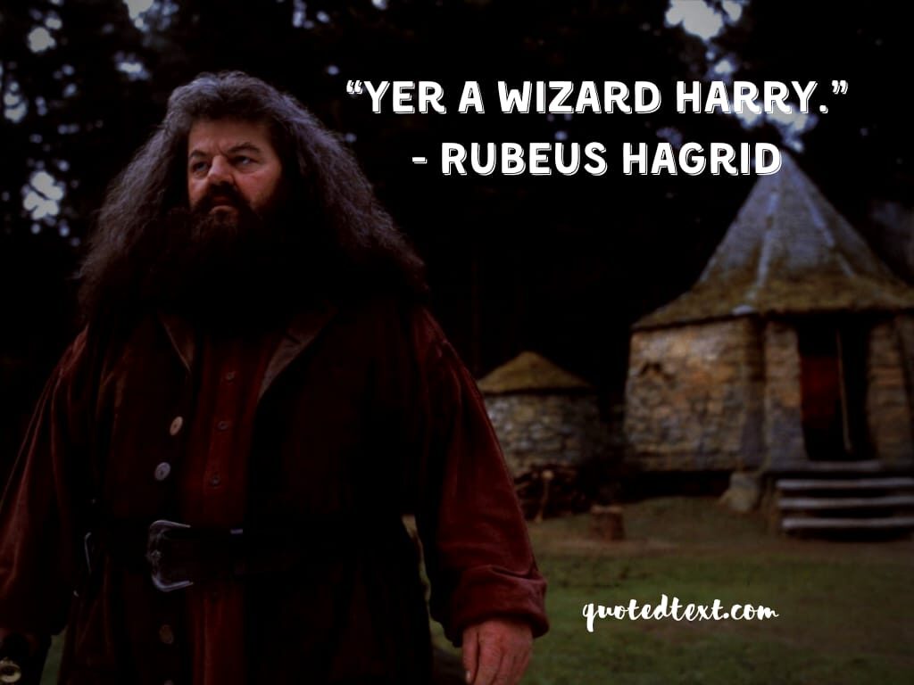 rubeus hafrid quotes for harry