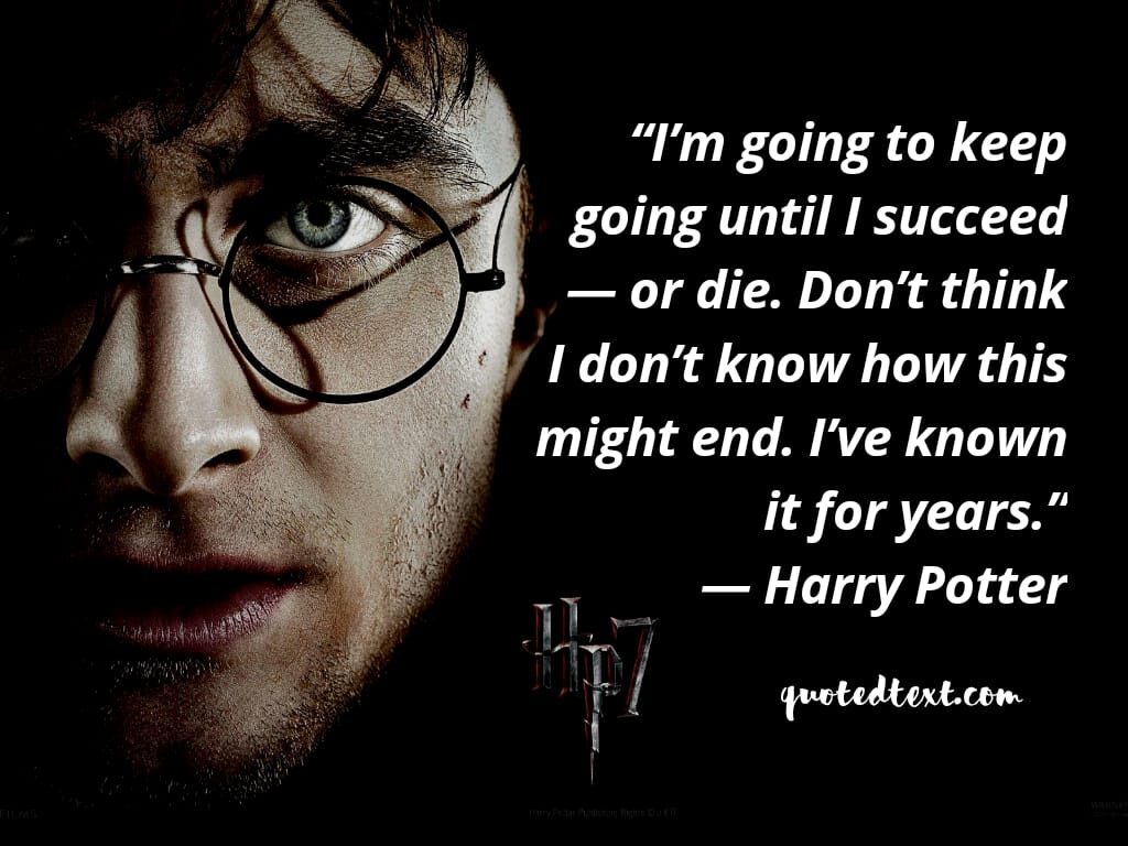harry potter quotes on success