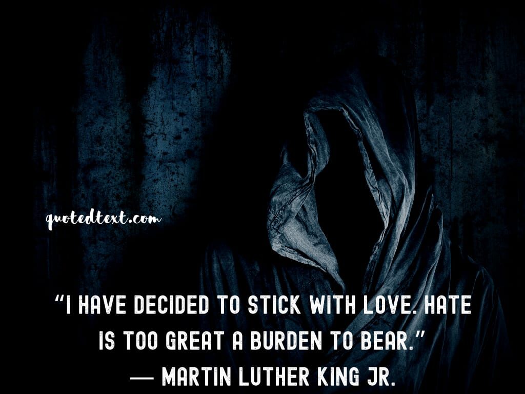 Martin Luther King quotes on love and hate