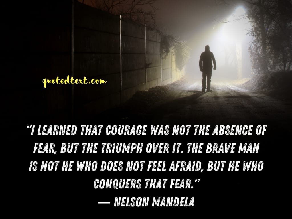 nelson mandela quotes on fear