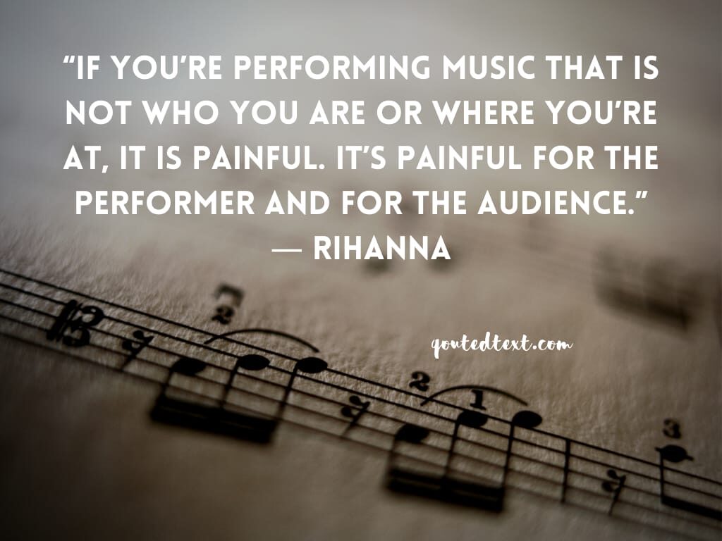 rihanna quotes on music