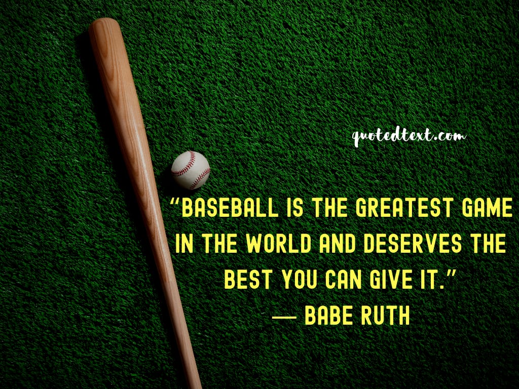 Babe Ruth quotes on baseball