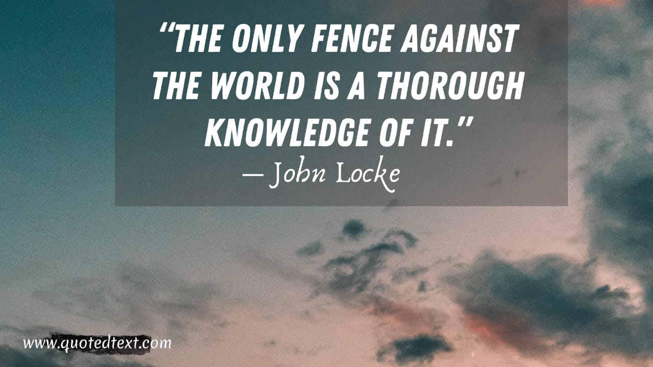 John Locke quotes on knowledge