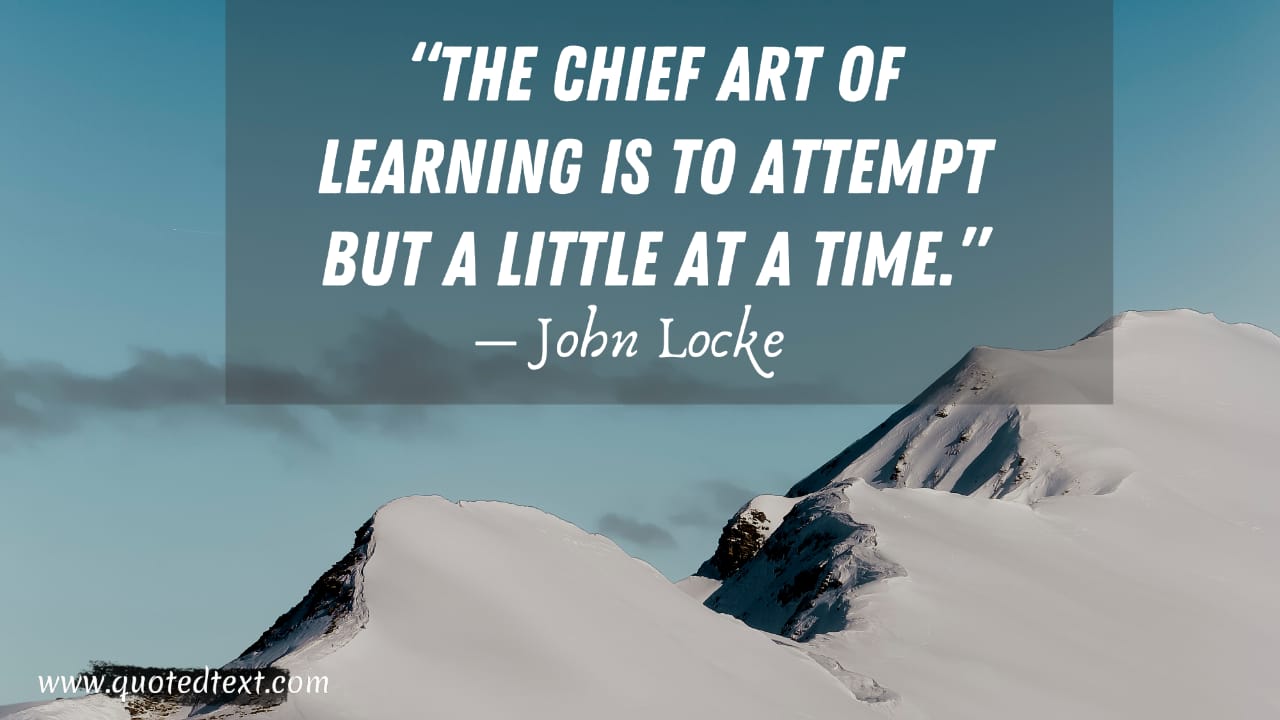 John Locke quotes on learning