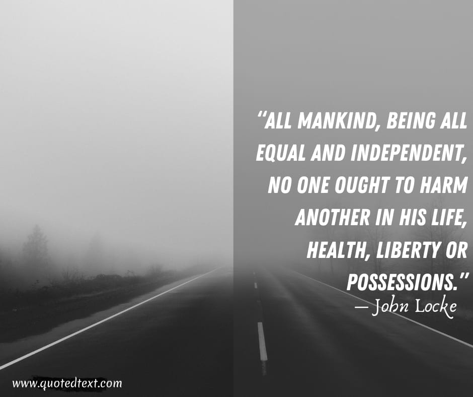 John Locke quotes on mankind