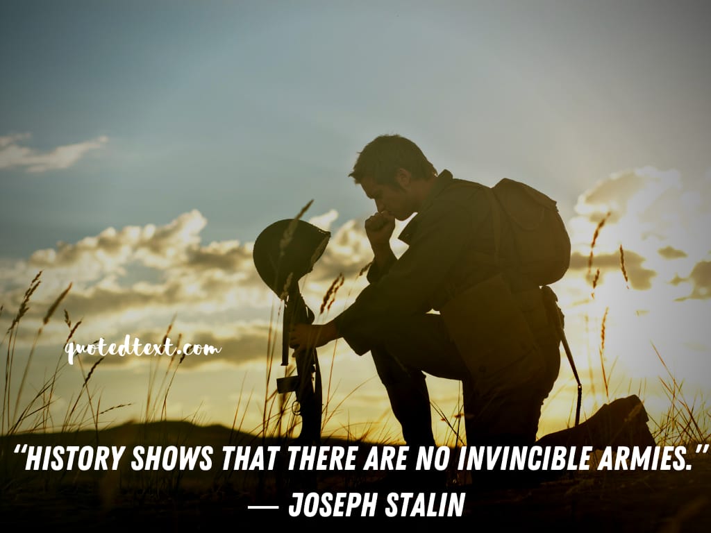 Joseph Stalin quotes on history