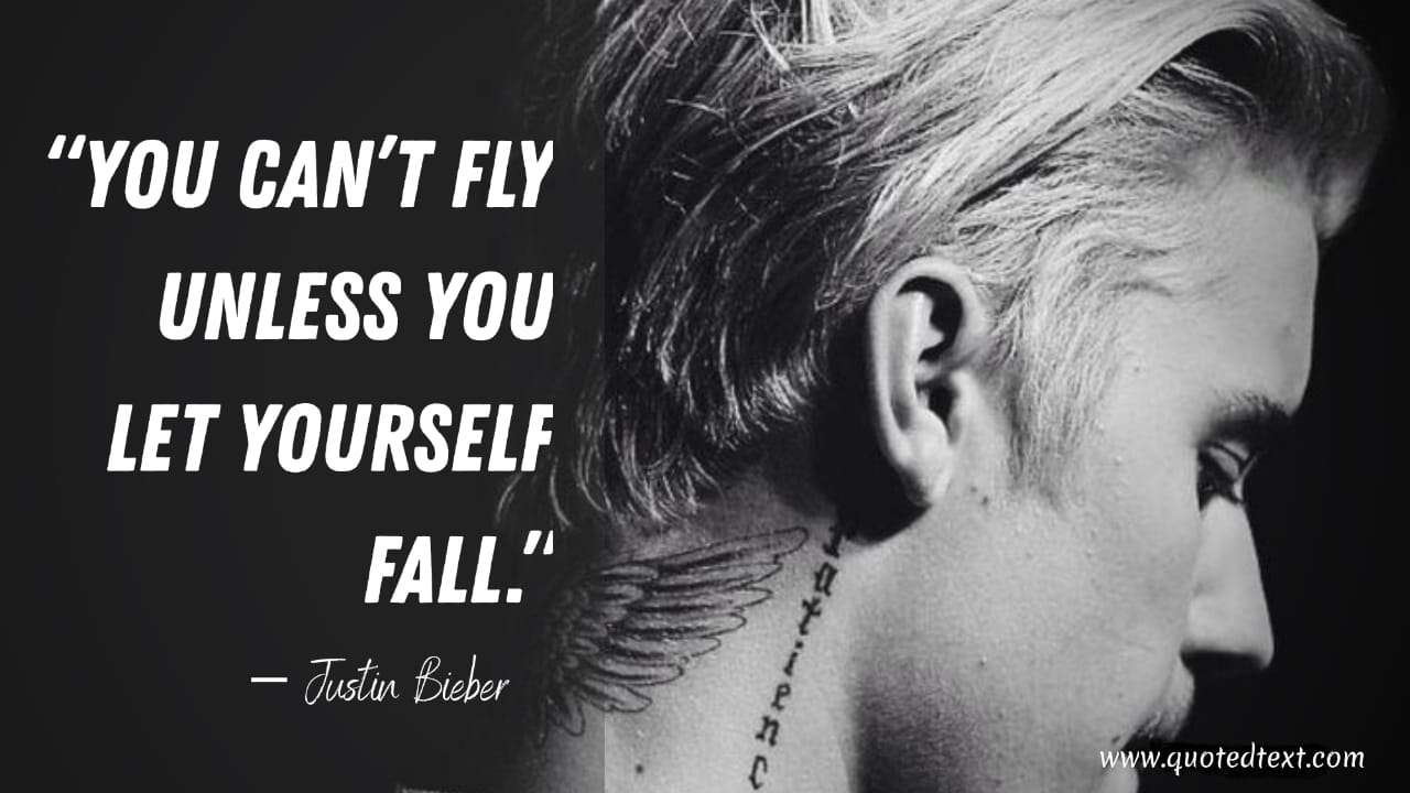 Justin Bieber motivational quotes