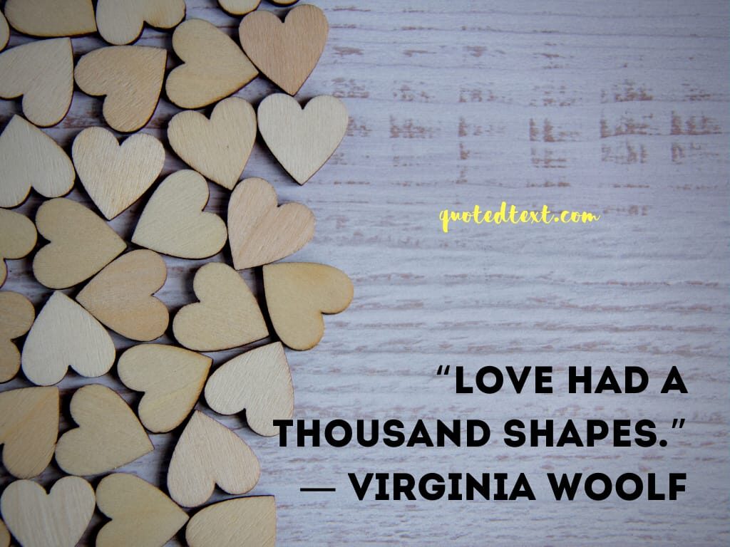 Virginia Woolf quotes on love