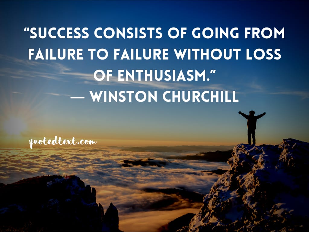 winston churchill success quote
