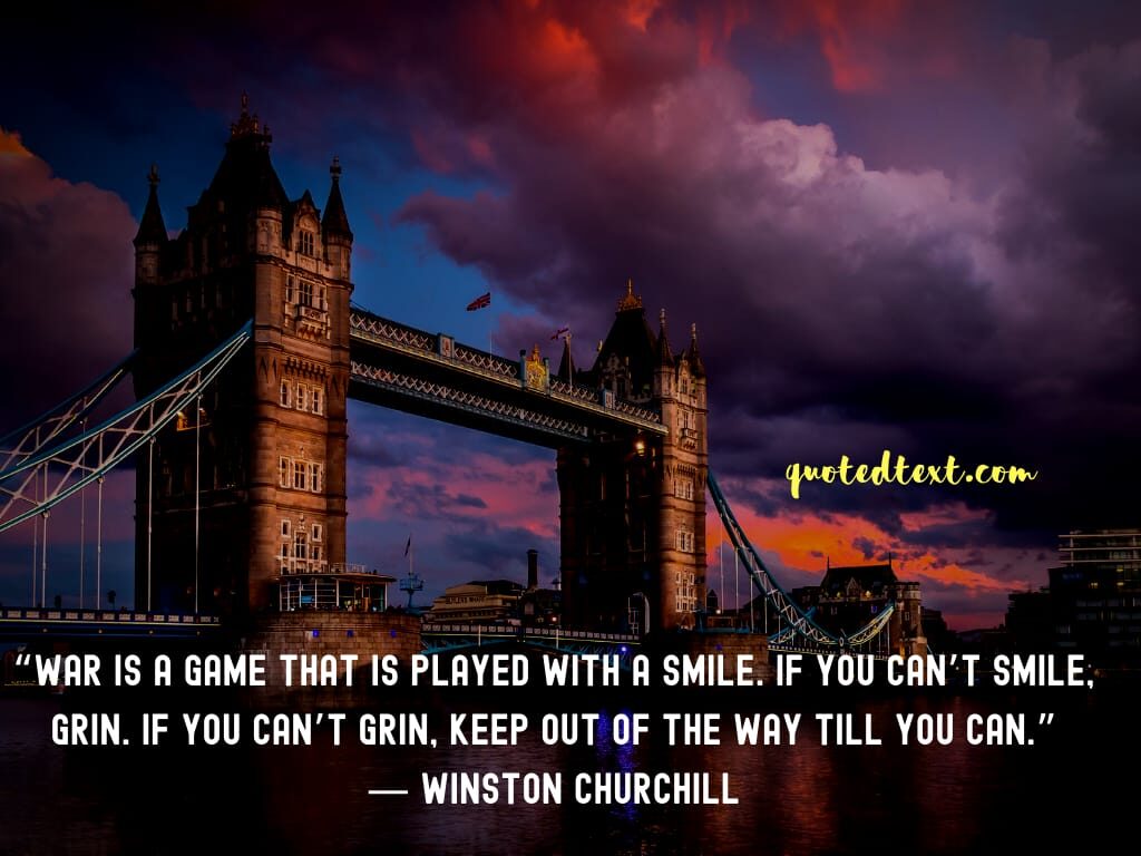 Winston Churchill quotes on war