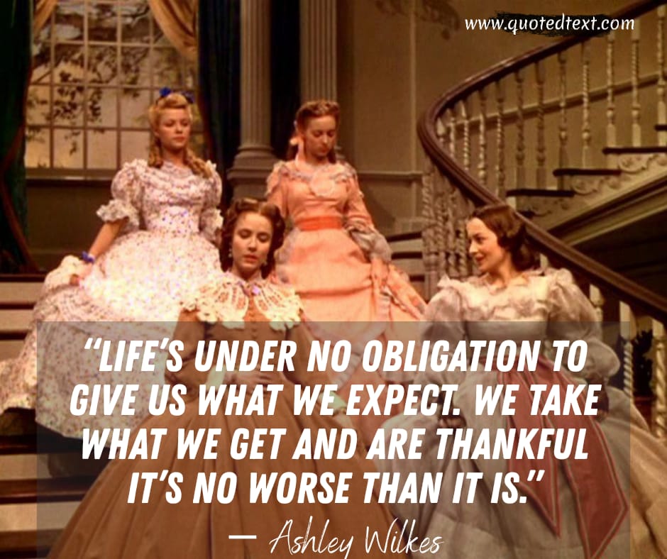 Gone with the wind quotes on life