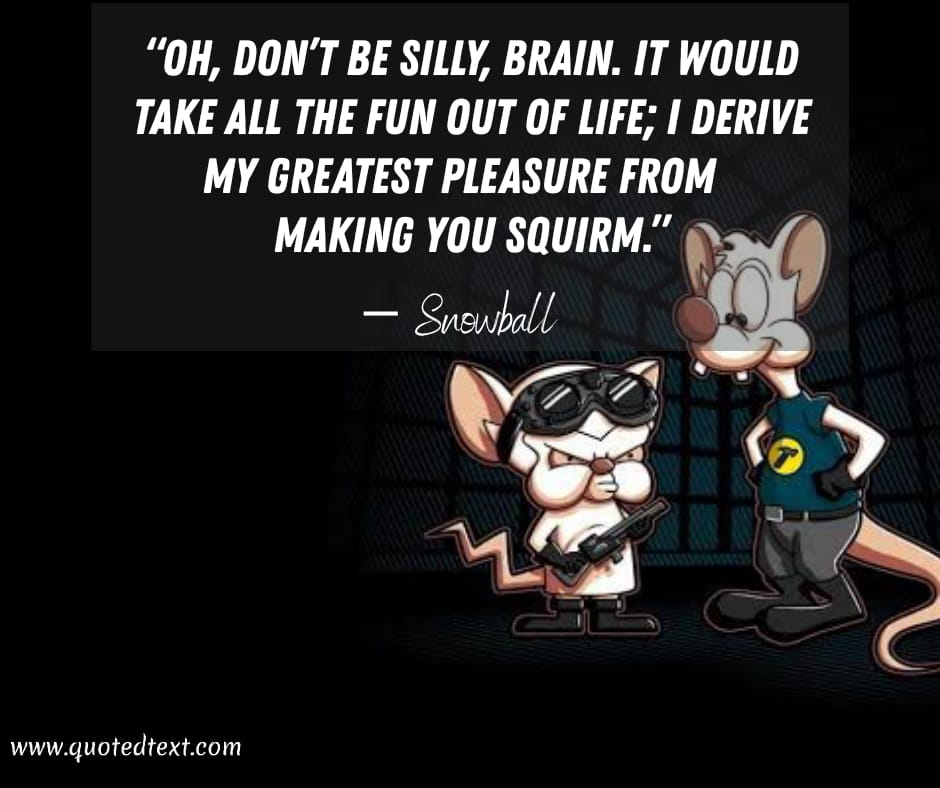 Pinky and the Brain quotes by snowball