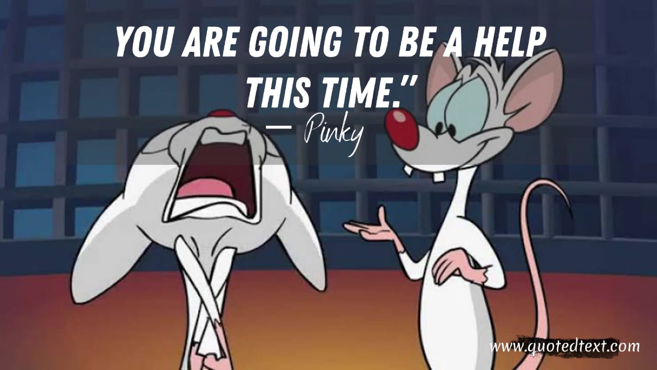 Pinky and the Brain quotes by pinki
