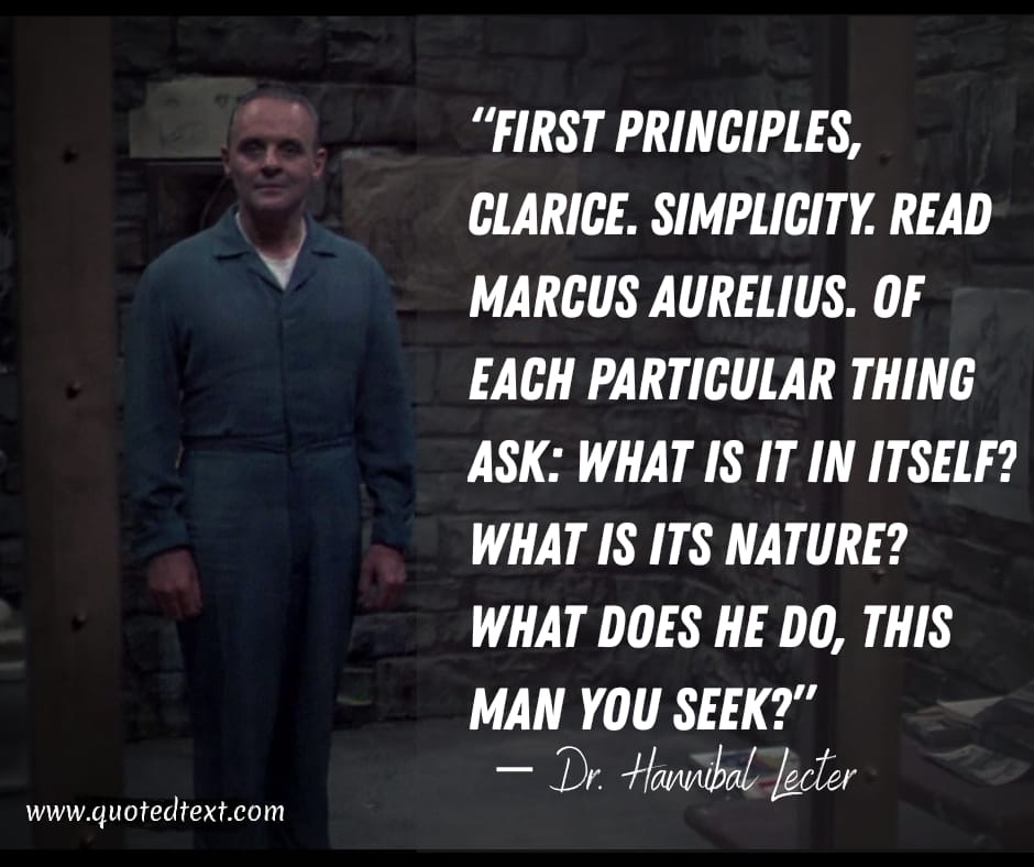 The Silence of the Lambs quotes by Hannibal Lecter