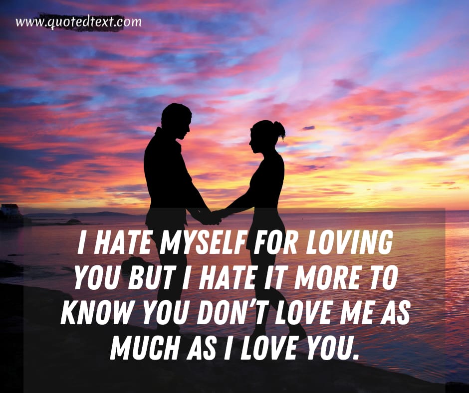 One Sided Love quotes for her